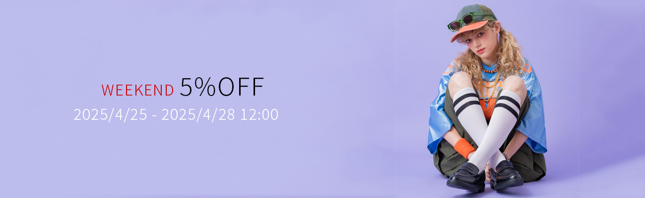 5%OFF SALE