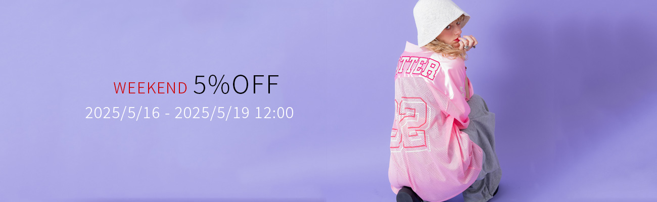 5%OFF SALE