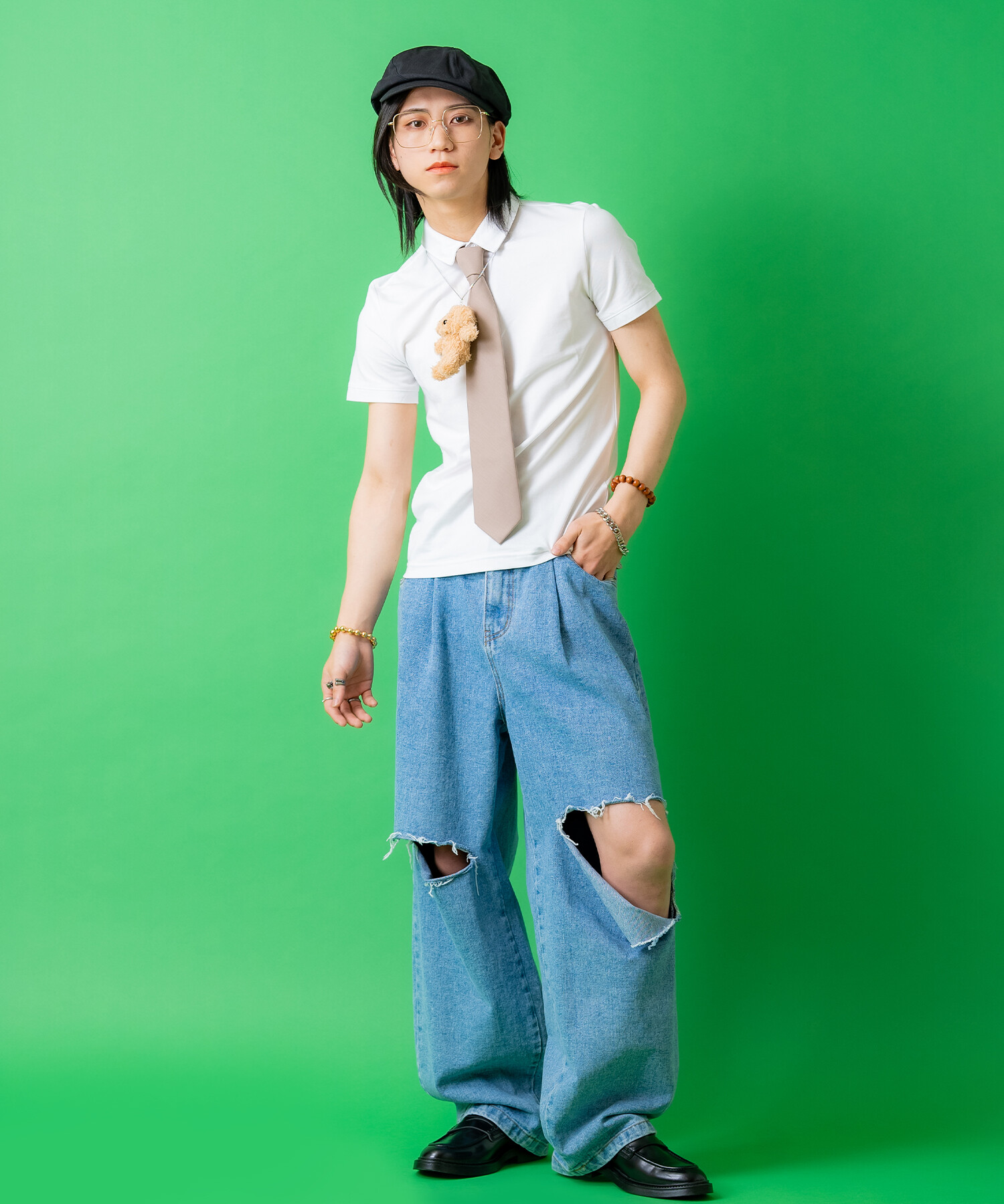 どうぶつのぬいぐるみネックレス / (50cm チェーン) メンズ レディース