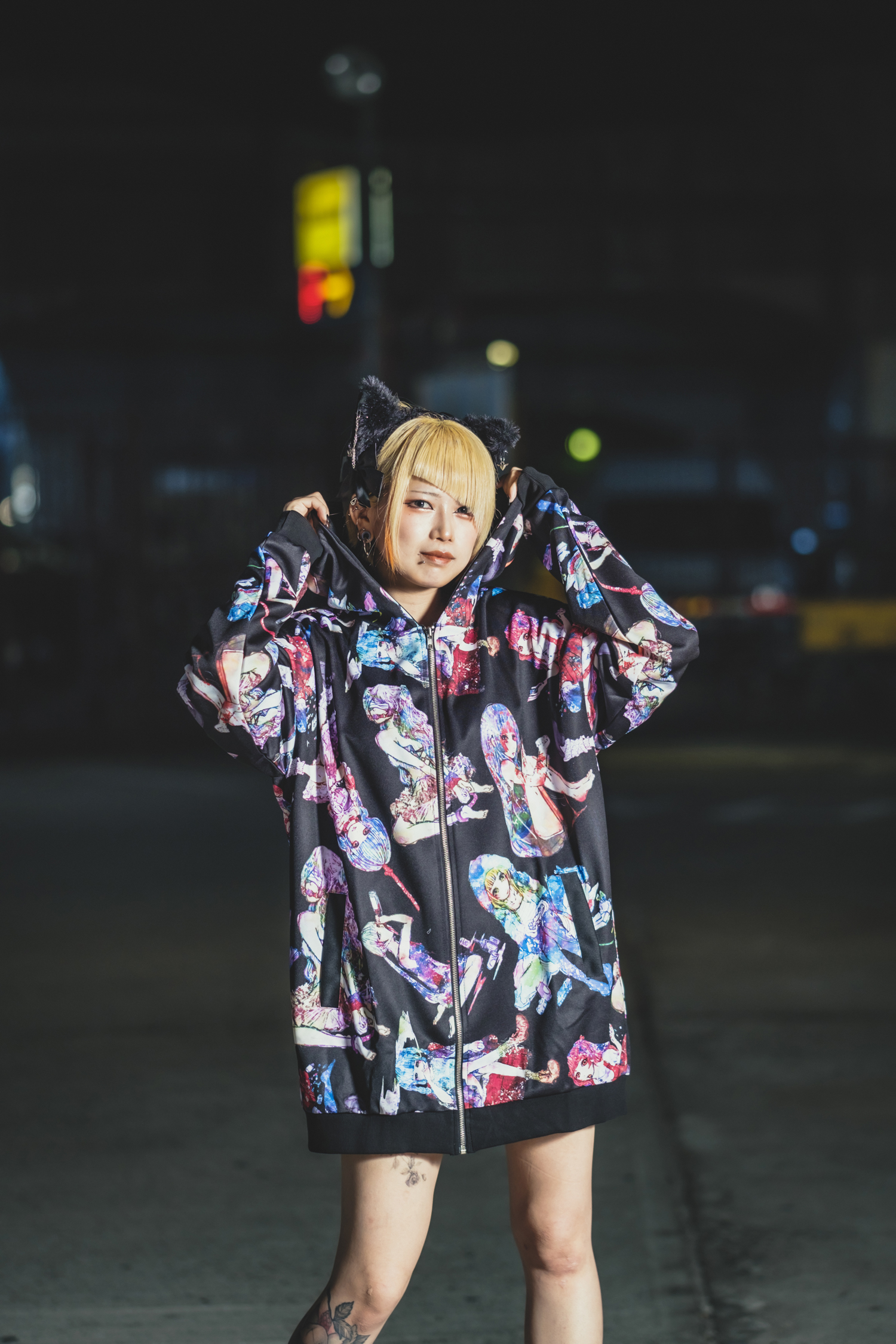 ankoROCKダーティーガールズオールスターパーカー -スーパービッグ-