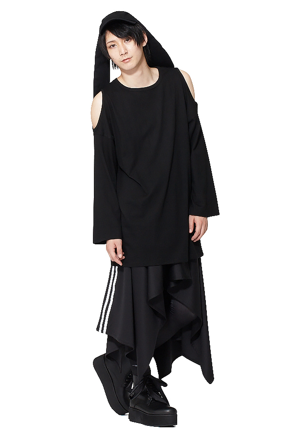 オープンショルダーカットソー メガビッグ Ankorock アンコロック メンズ レディース ユニセックス ステージ 衣装