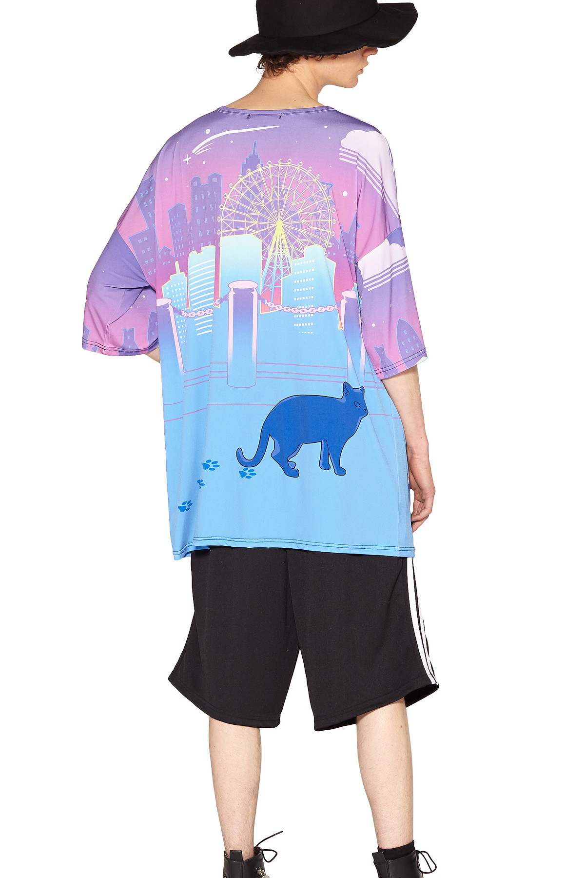 シティポップ タバコと女の子tシャツ メガビッグ Ankorock アンコロック メンズ レディース ユニセックス ステージ 衣装 シティポップ タバコと女の子tシャツ メガビッグ Ankorock アンコロック メンズ レディース ユニセックス ステージ 衣装