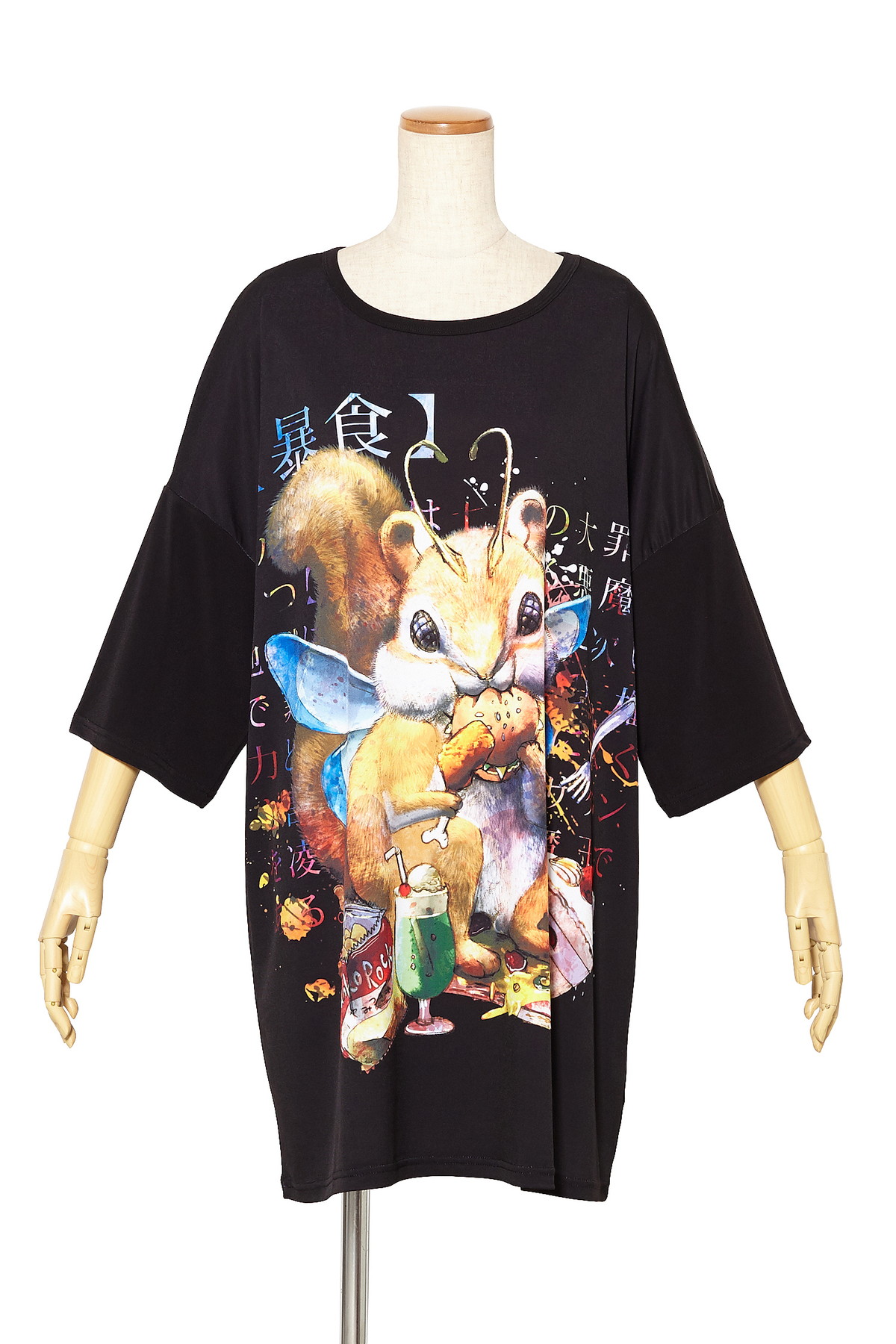 ７つの大罪アニマル 暴食 ベルゼブブ ｔシャツ メガビッグ Ankorock アンコロック メンズ レディース ユニセックス ステージ 衣装