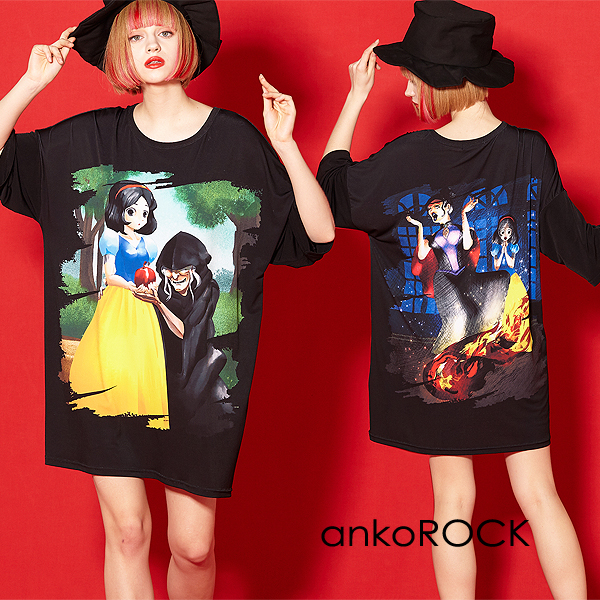 百鬼夜行族インクジェット長袖Tシャツ CHIGIRI CHL43-592 和柄