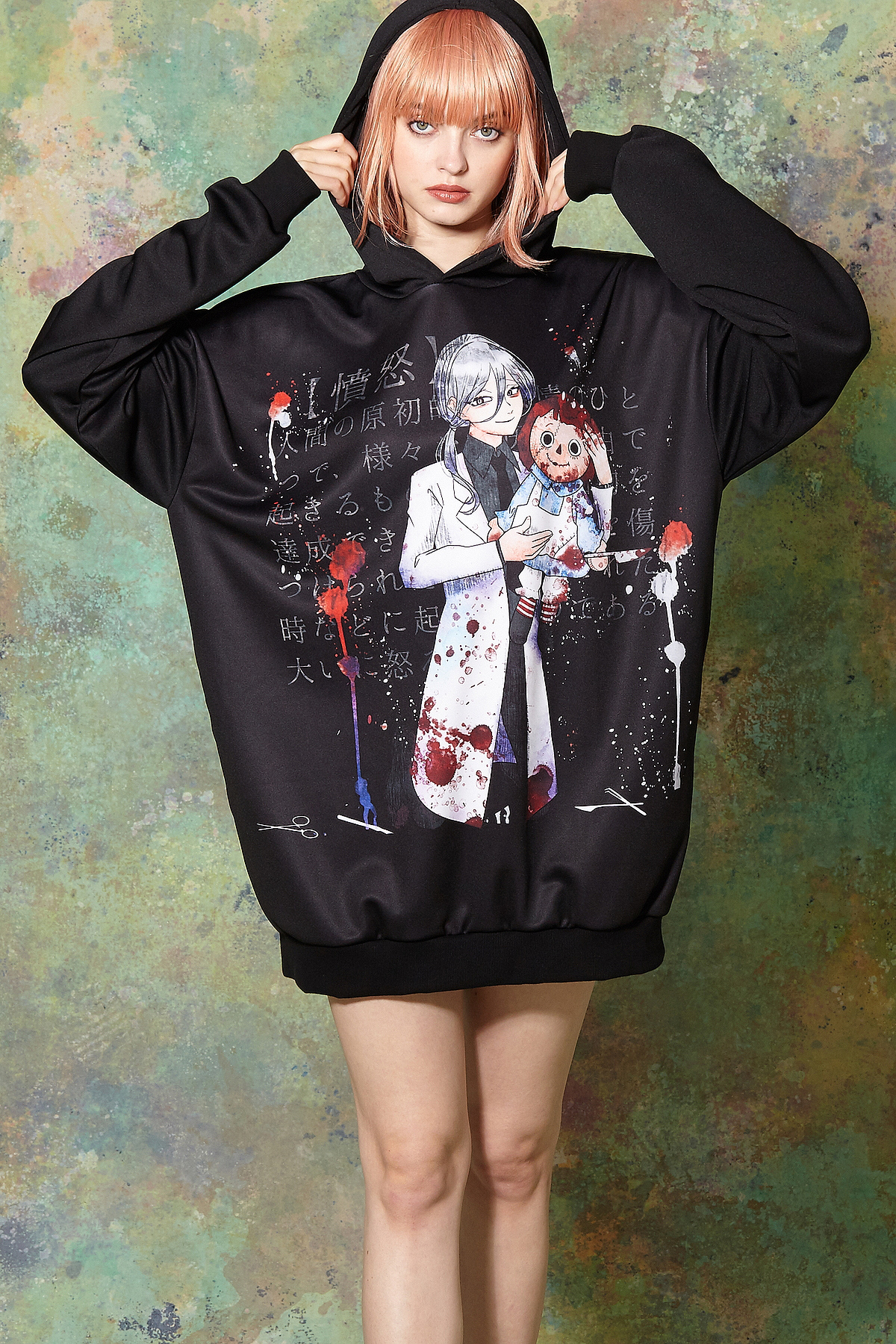 がございま ankoROCK アンコロック メンズ レディース ユニセックス 服 ブランド トップス ロングスリーブ カットソー Tシャツ 無地 長袖  黒 ブラック チャイナボタン：ankoROCK チャイナボ - shineray.com.br