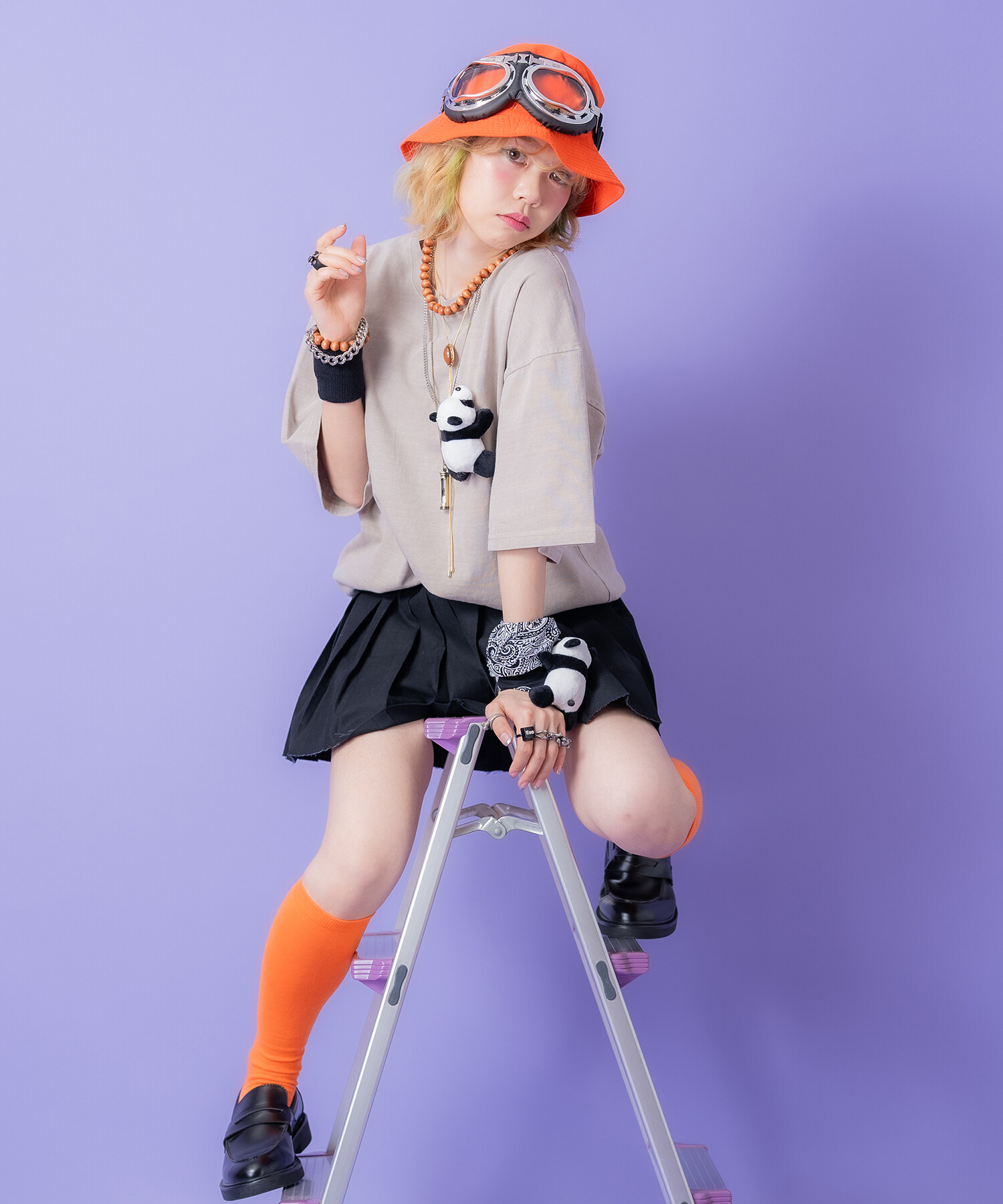 【カジュアルでエレガント】CHANEL デニムミックス ネックレス 2024SS☆送料無料【CHANEL】ロゴ ロング ペンダント ネックレス