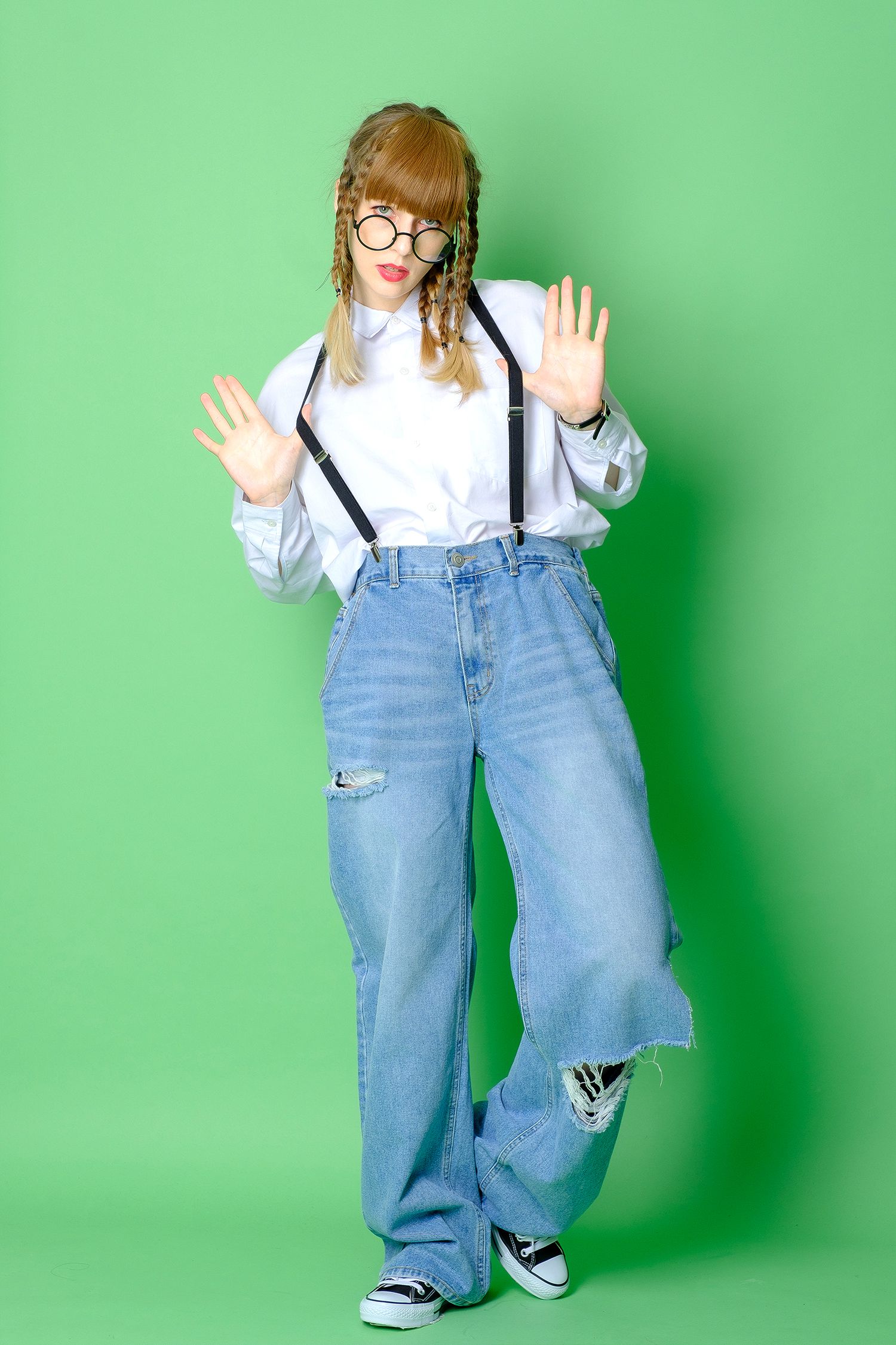 ゴムナローサスペンダー ankoROCK(アンコロック) メンズ レディース