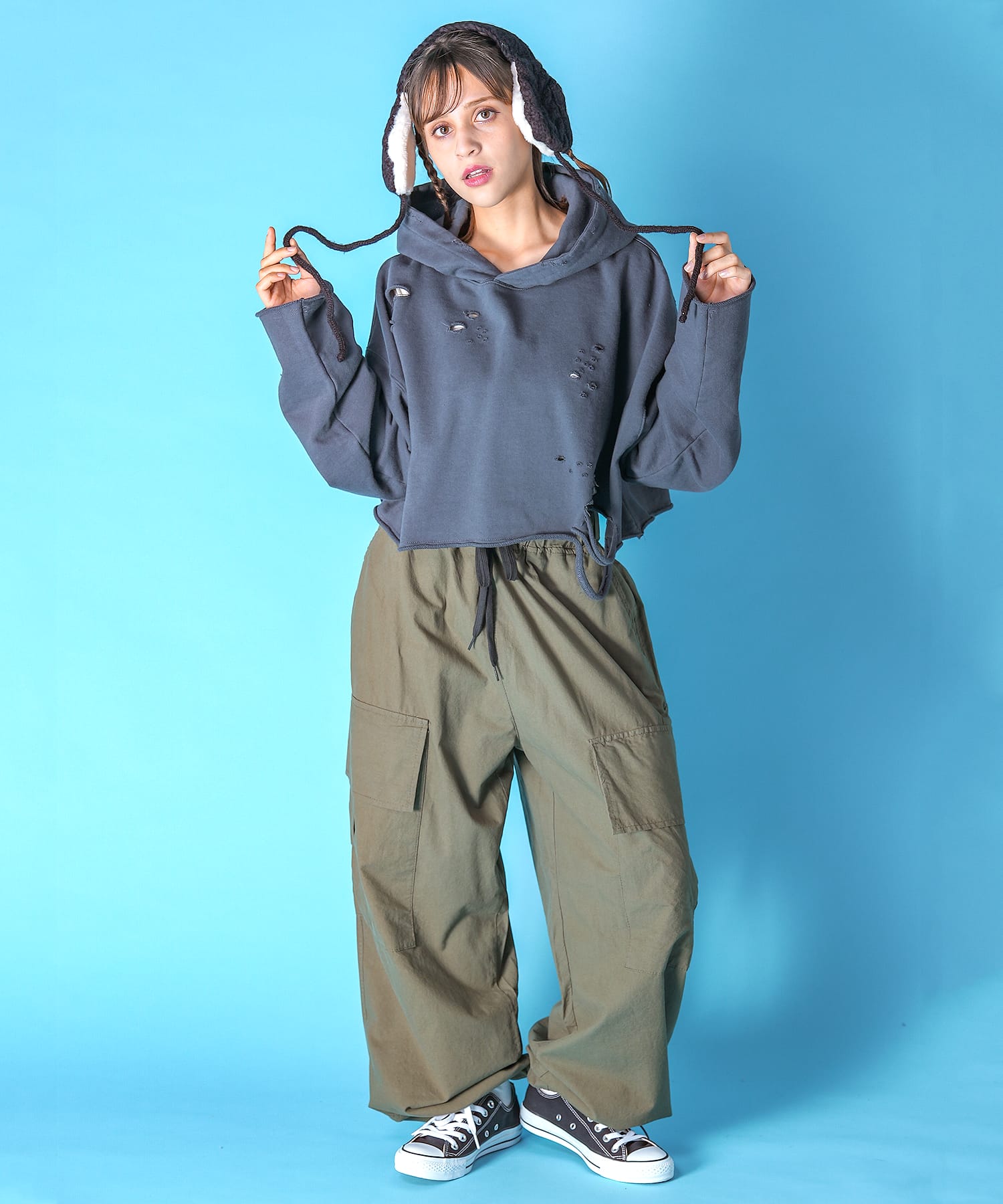 モコモコファーニットイヤーマフ ankoROCK(アンコロック) メンズ