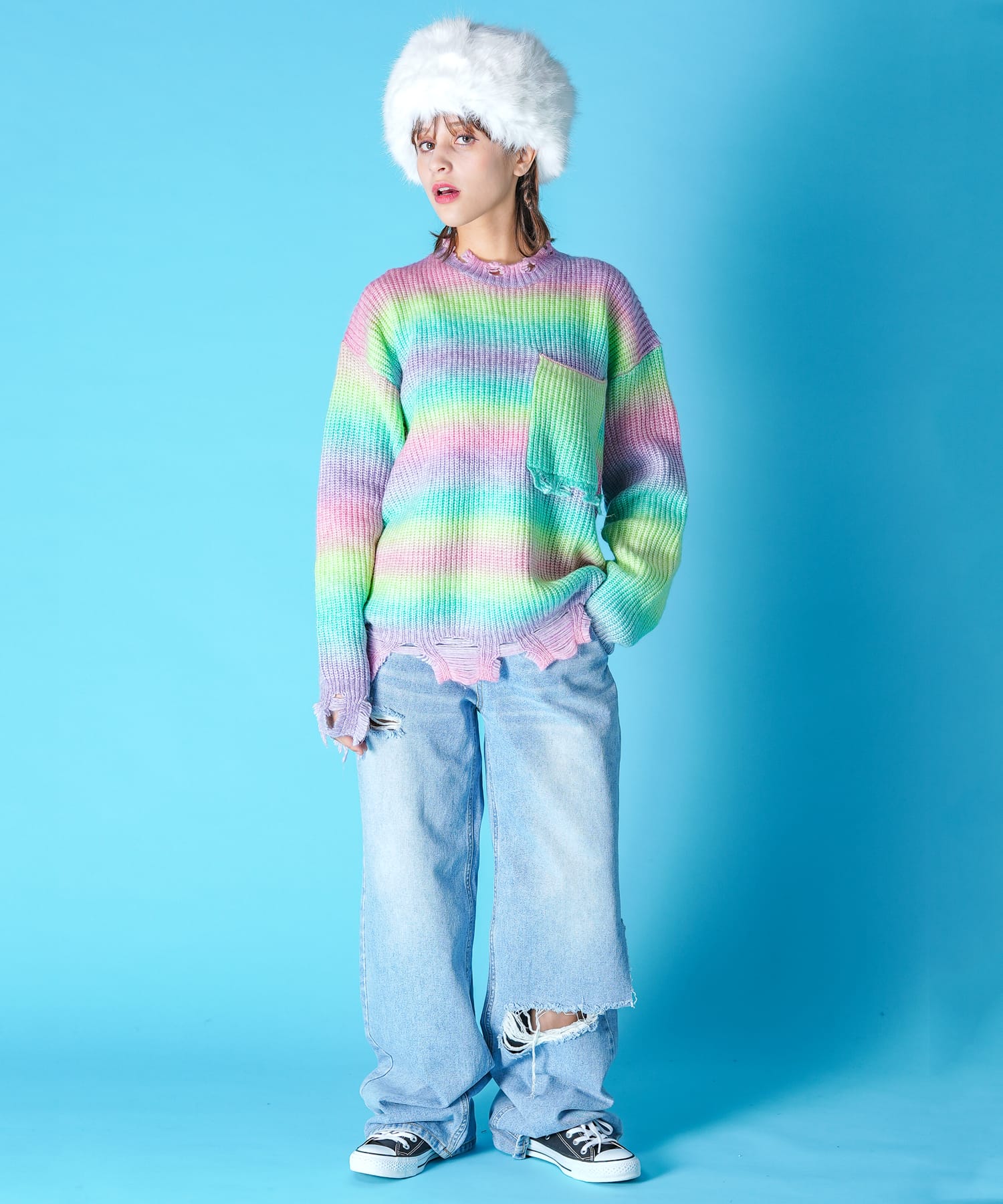 ショートファーロシアンハット ankoROCK(アンコロック) メンズ