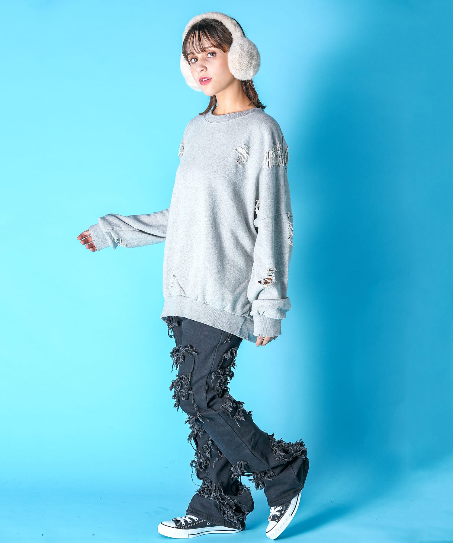 かこたん専用エコファーイヤーマフ&手袋 axes femme｜折り畳みエコファーイヤーマフ | Rakuten Fashion(楽天