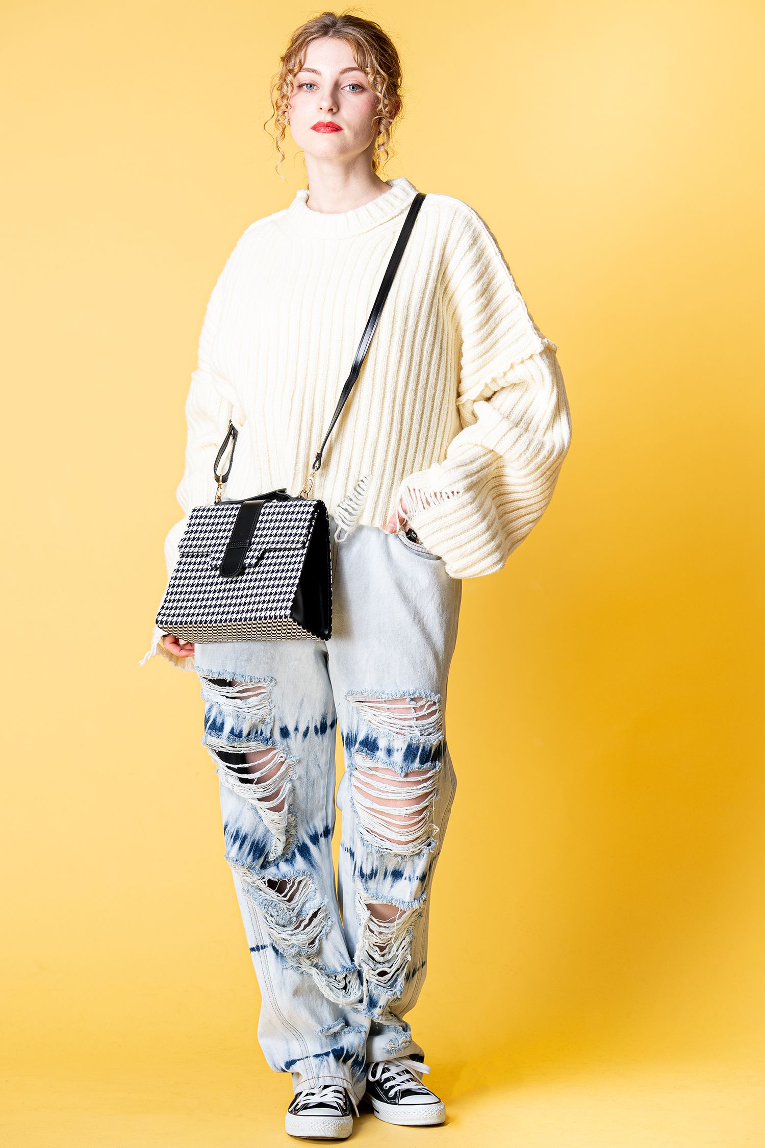 an meets zakka クラシカルチェック2WAYショルダーバッグ