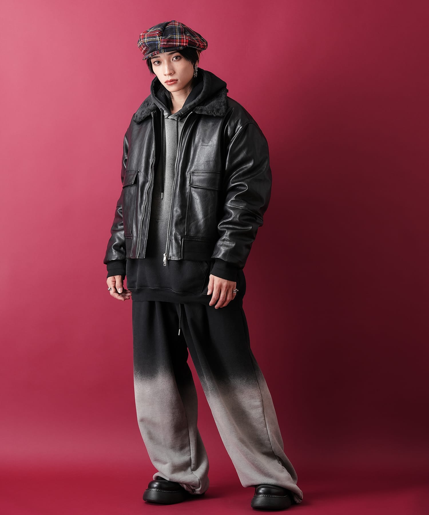 Supreme チェック柄 キャスケット キャスケット レディース 帽子 秋冬 マリン キャップ 制帽