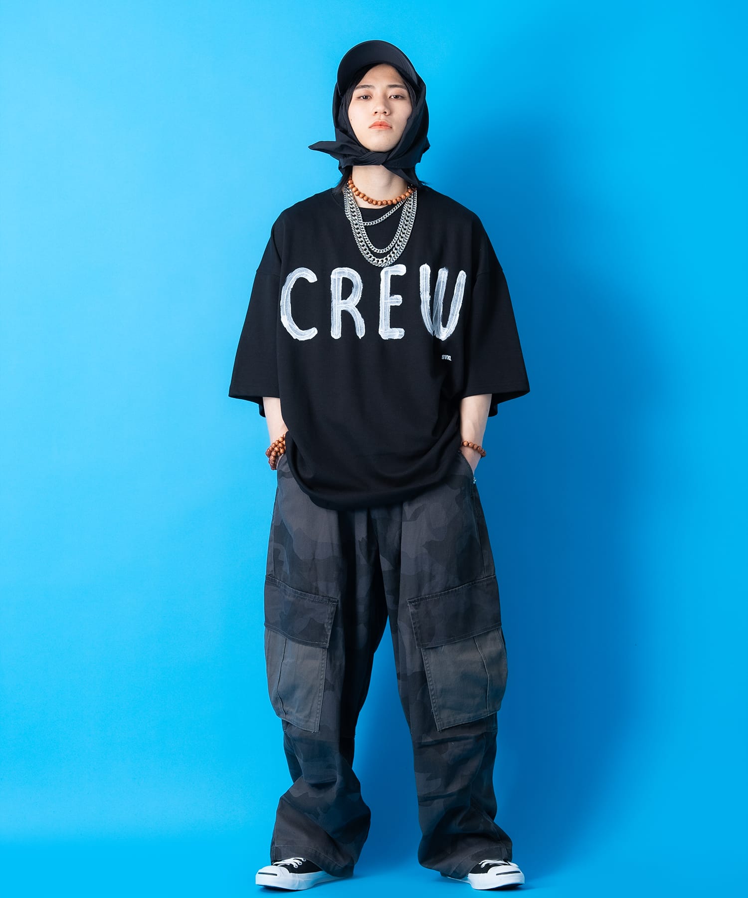 スカーフキャップ / メンズ レディース ユニセックス 帽子 大判