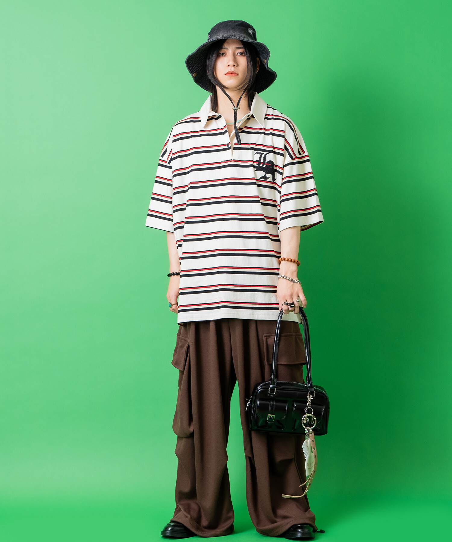 ダメージデニムテンガロンスタイル2WAYサファリハット / メンズ