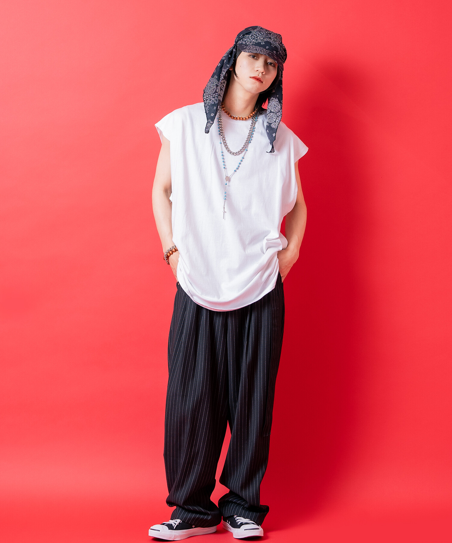 ペイズリースカーフキャップ / ユニセックス メンズ レディース