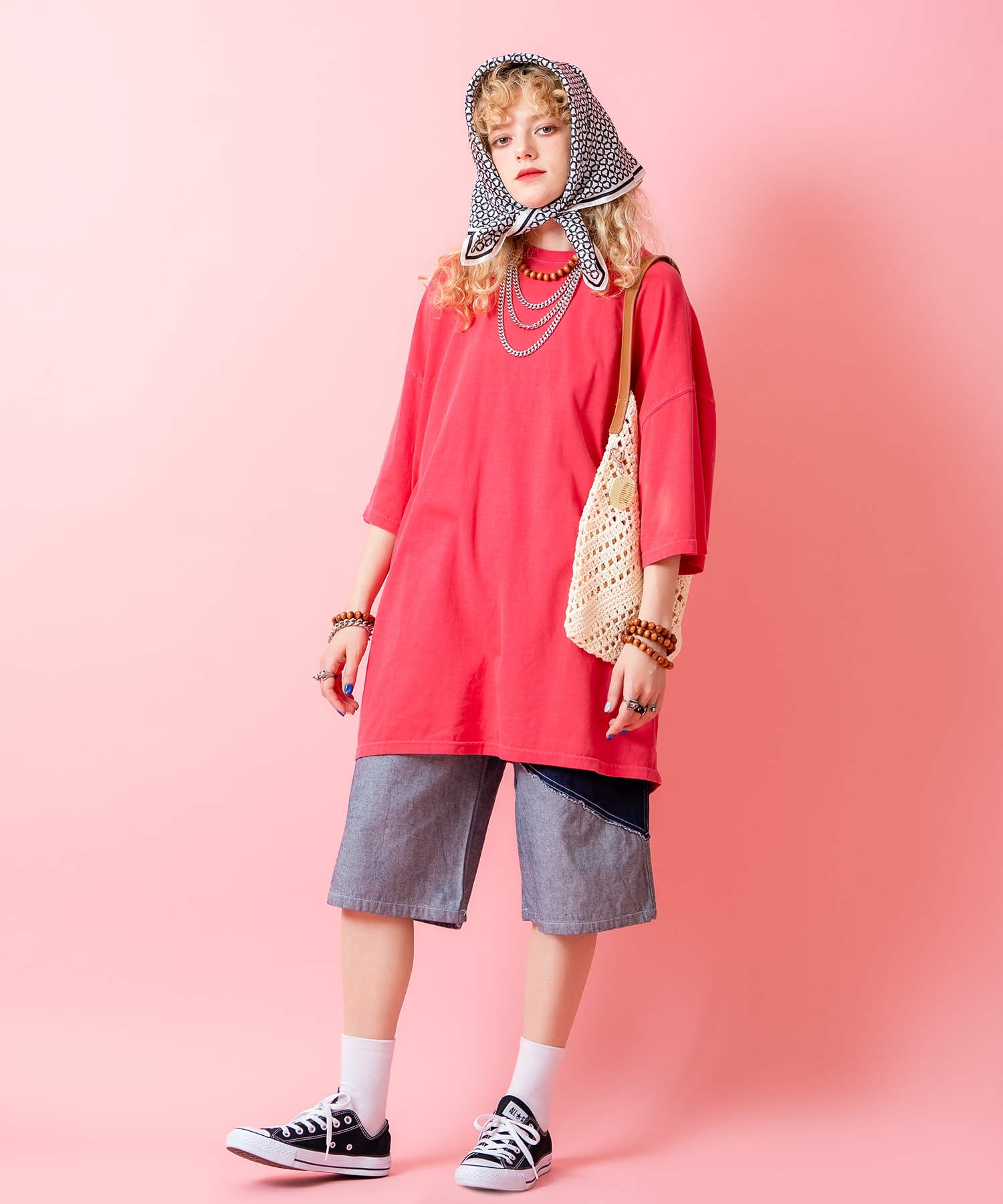 メタルコームチャームハート型フックキーホルダー / キーリング