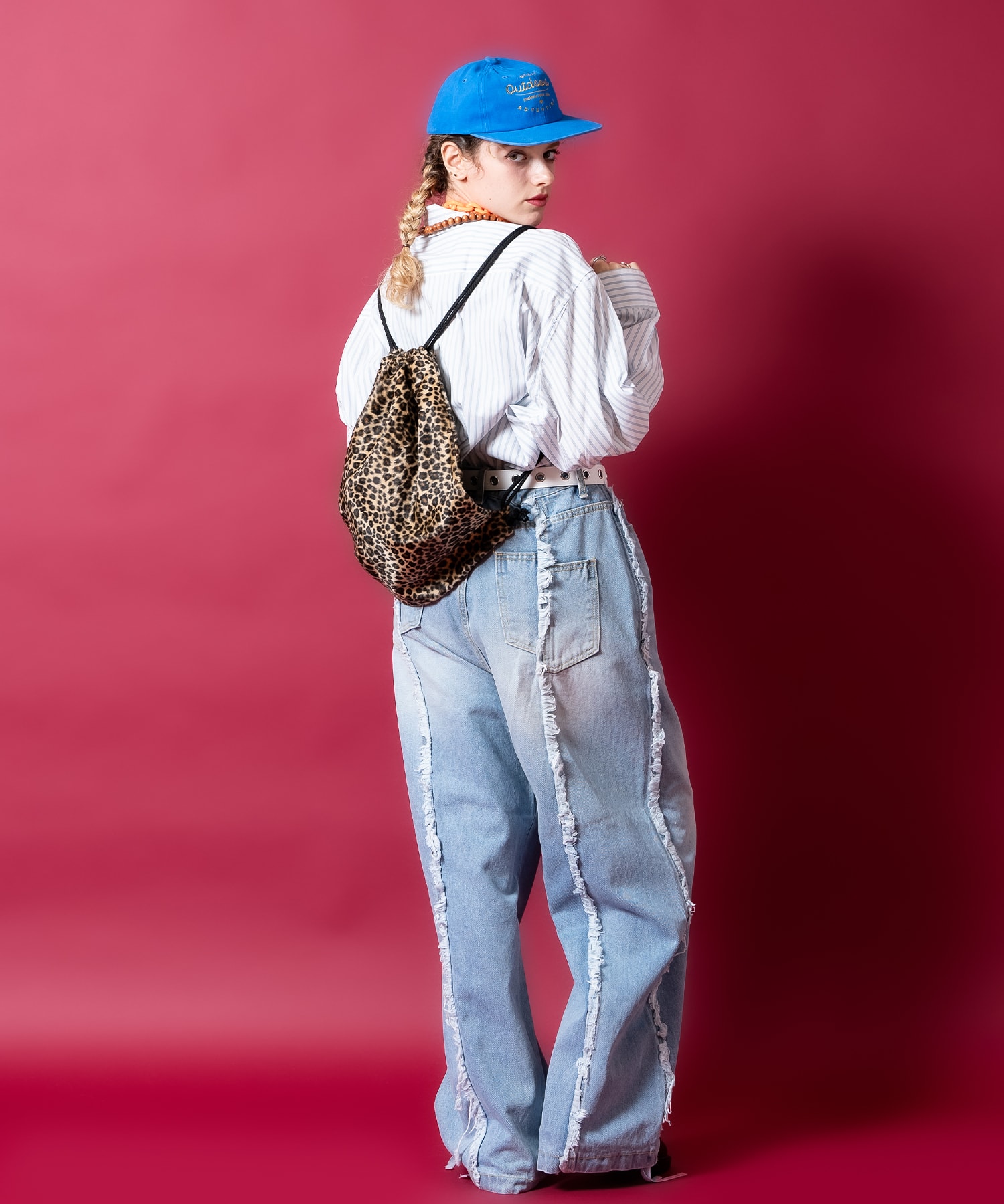 ベロアレオパードナップサック / ユニセックス メンズ レディース