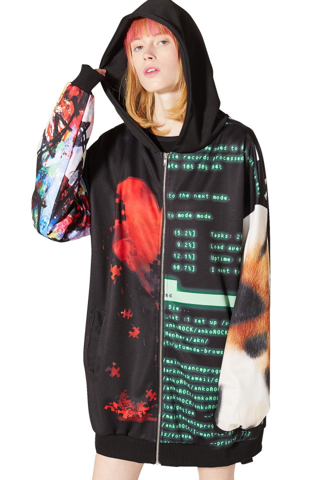 リィィィミックス！！！６号機パーカー--スーパービッグ-