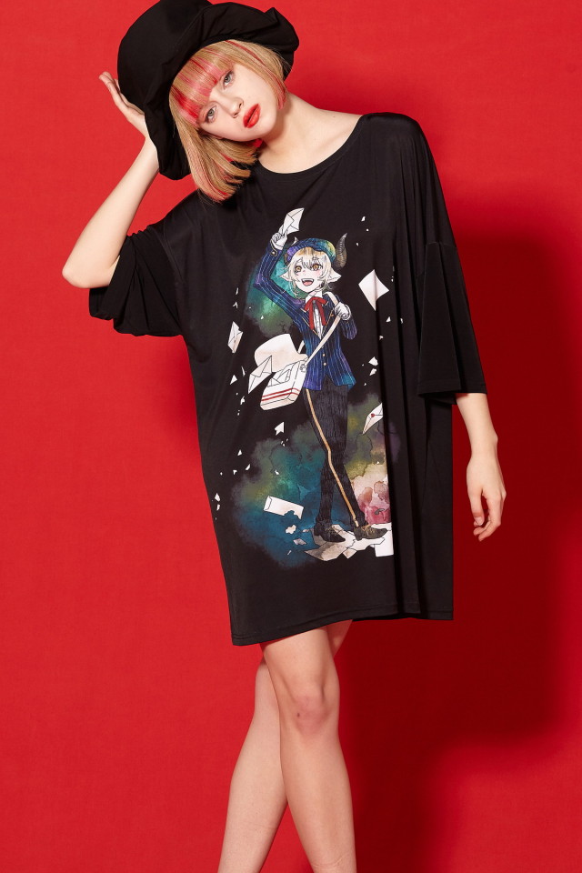 Re:ゾディアックガールズ『やぎ座ちゃん』Ｔシャツ -メガビッグ-