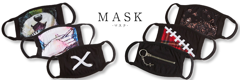 ジップマスク ankoROCK(アンコロック) メンズ レディース ユニセックス ステージ 衣装