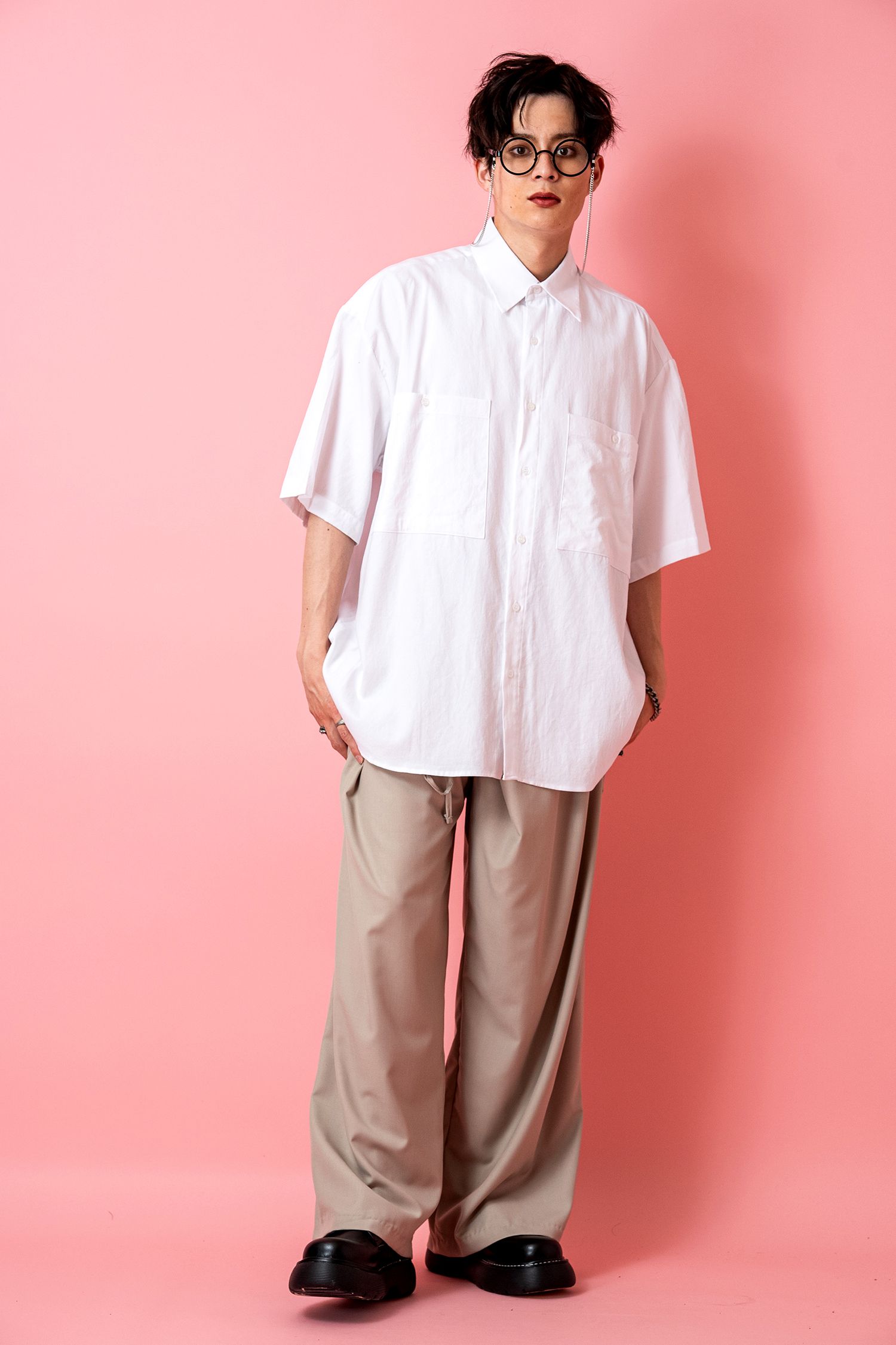 ロングコードベルトワイドラップパンツ / スラックス ankoROCK(アンコ