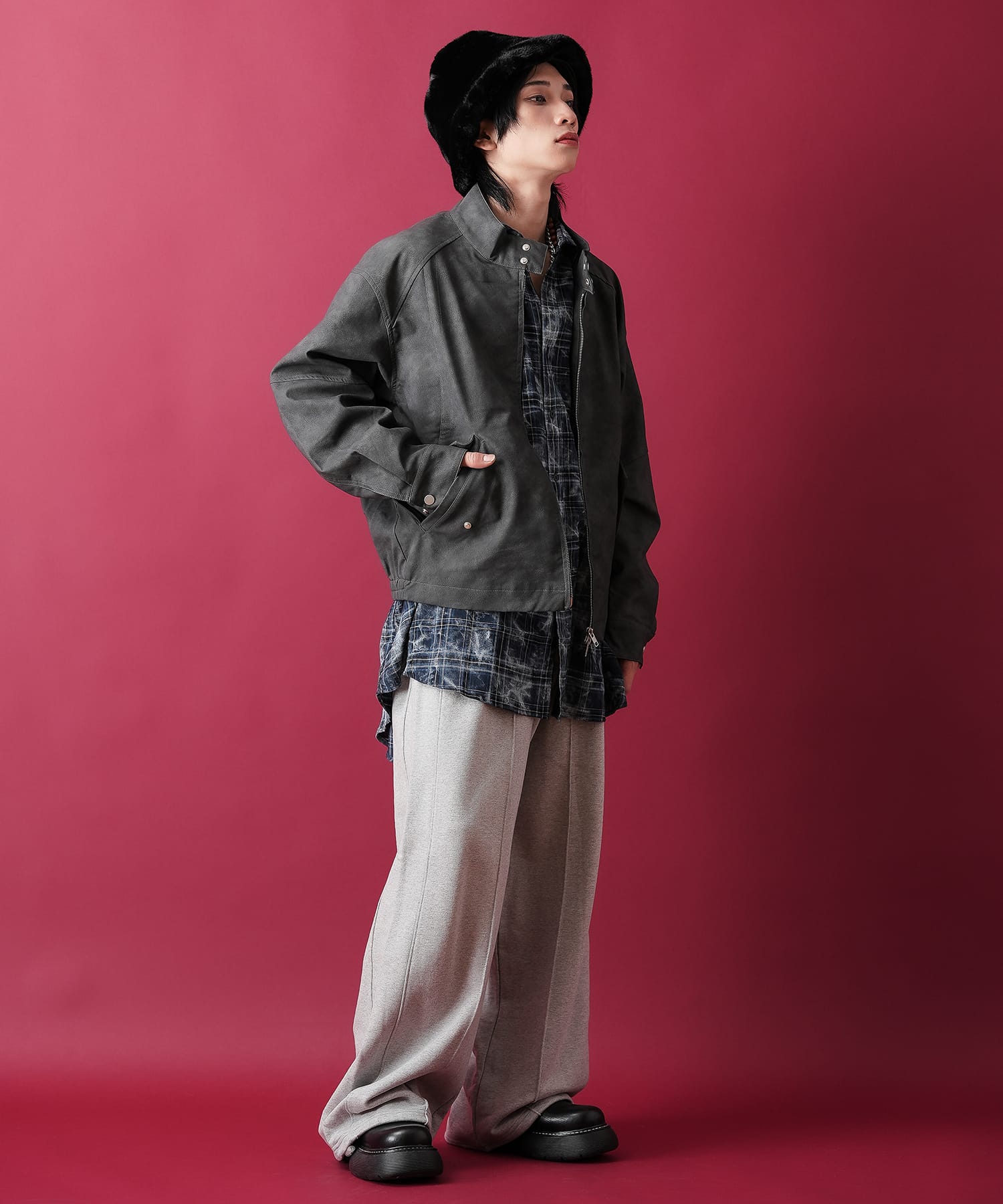 ウォッシュ加工スウェットパンツ - 天龍プロジェクト