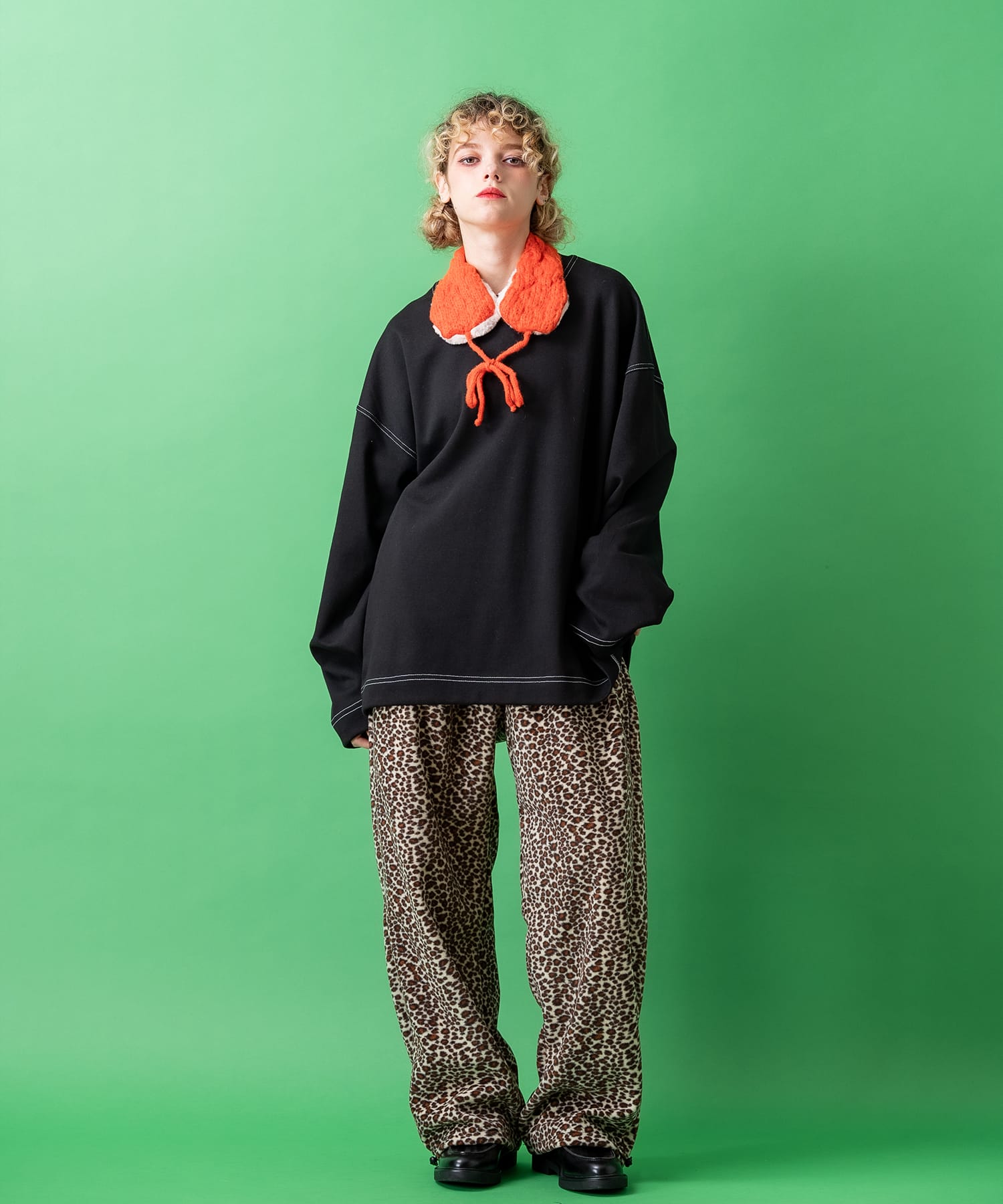 00's PUMA ワイドパンツ ヒョウ柄 レオパード テック ストリート 00's PUMA ワイドパンツ ヒョウ柄 レオパード テック ストリート