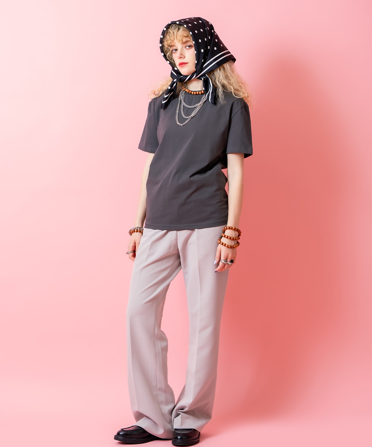 センタープレスフレアスラックス / メンズ レディース ユニセックス