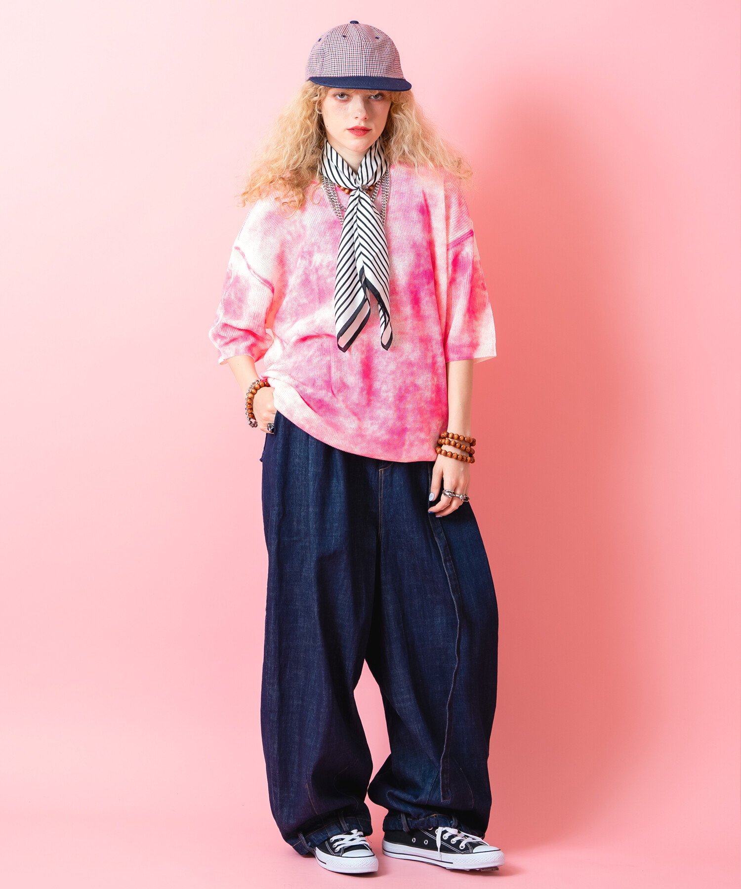 【ankorock】ユニセックス　美品　超パンクバルーン　リブパンツ ankoROCK アンコロック ワイドパンツ メンズ バルーンパンツ