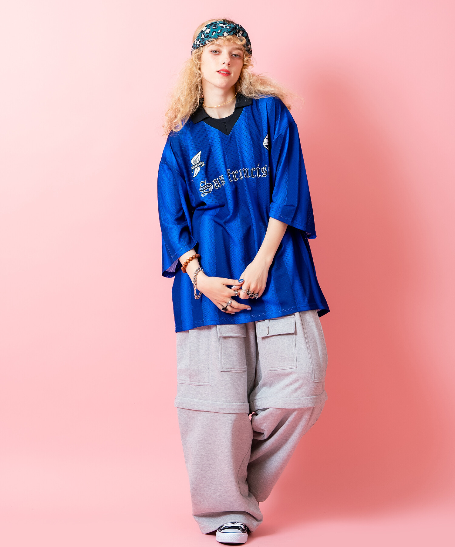 L'EQUIPE リバーシブル　ジャケット ワイドパンツ、スウェット L'EQUIPE リバーシブル ジャケット ワイドパンツ、スウェット L