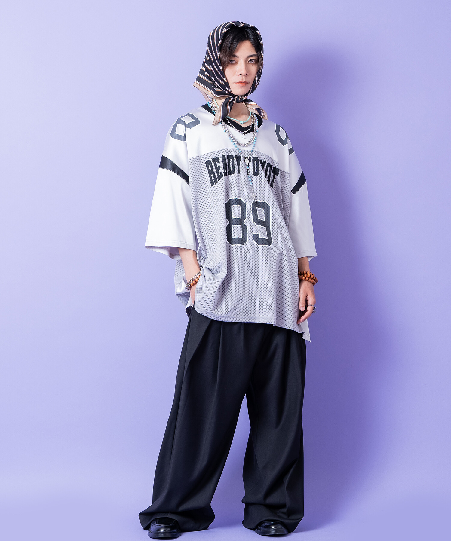 Y2K 当時物 ANGELBLUE パワーネット メッシュ 総柄 Tシャツ L Y2K 当時物 ANGELBLUE パワーネット メッシュ 総柄 Tシャツ L
