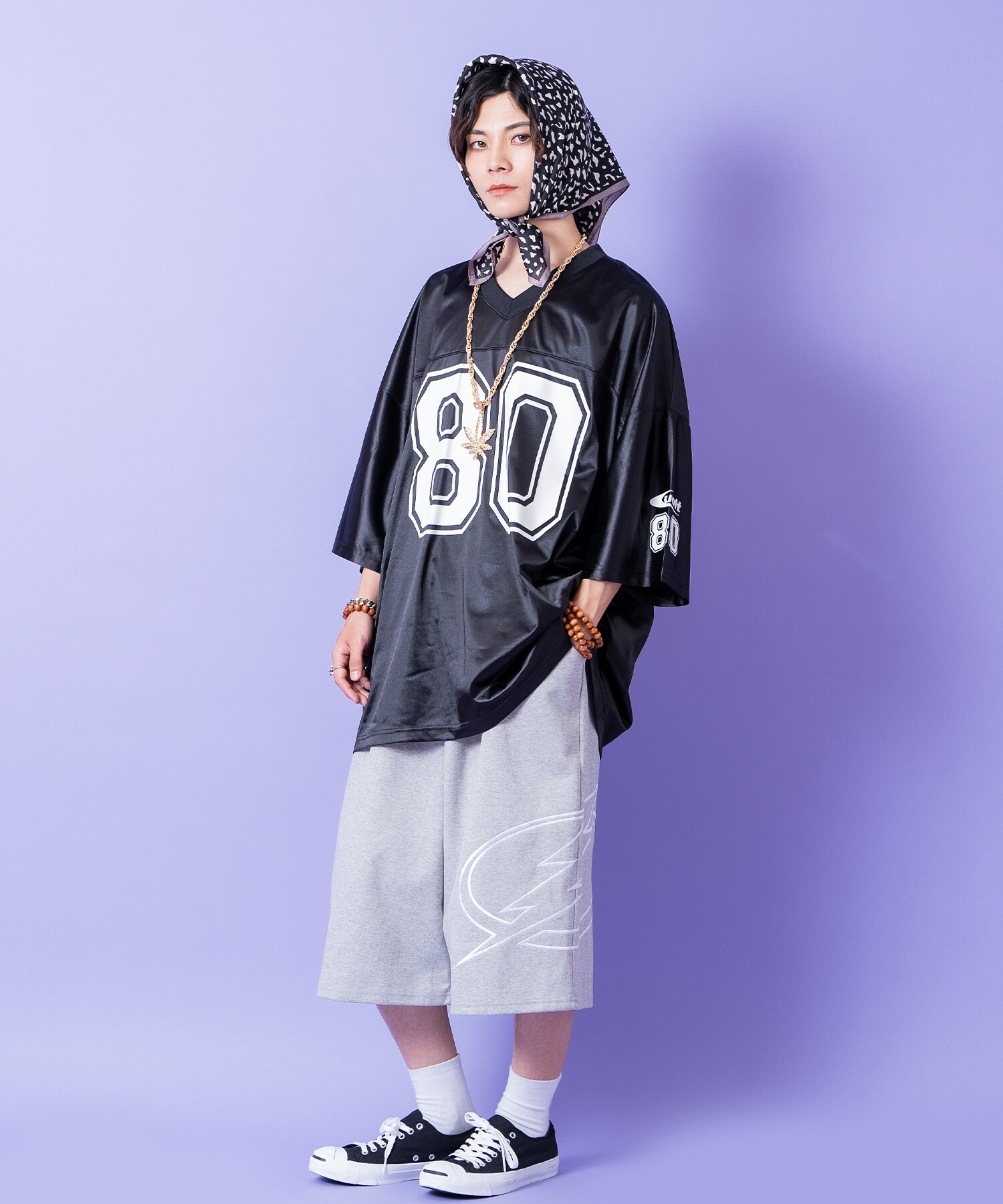 愛　完売商品　新品　FLEX フットボールシャツ　large 愛様専用 完売商品 新品 FLEX フットボールシャツ large - メルカリ